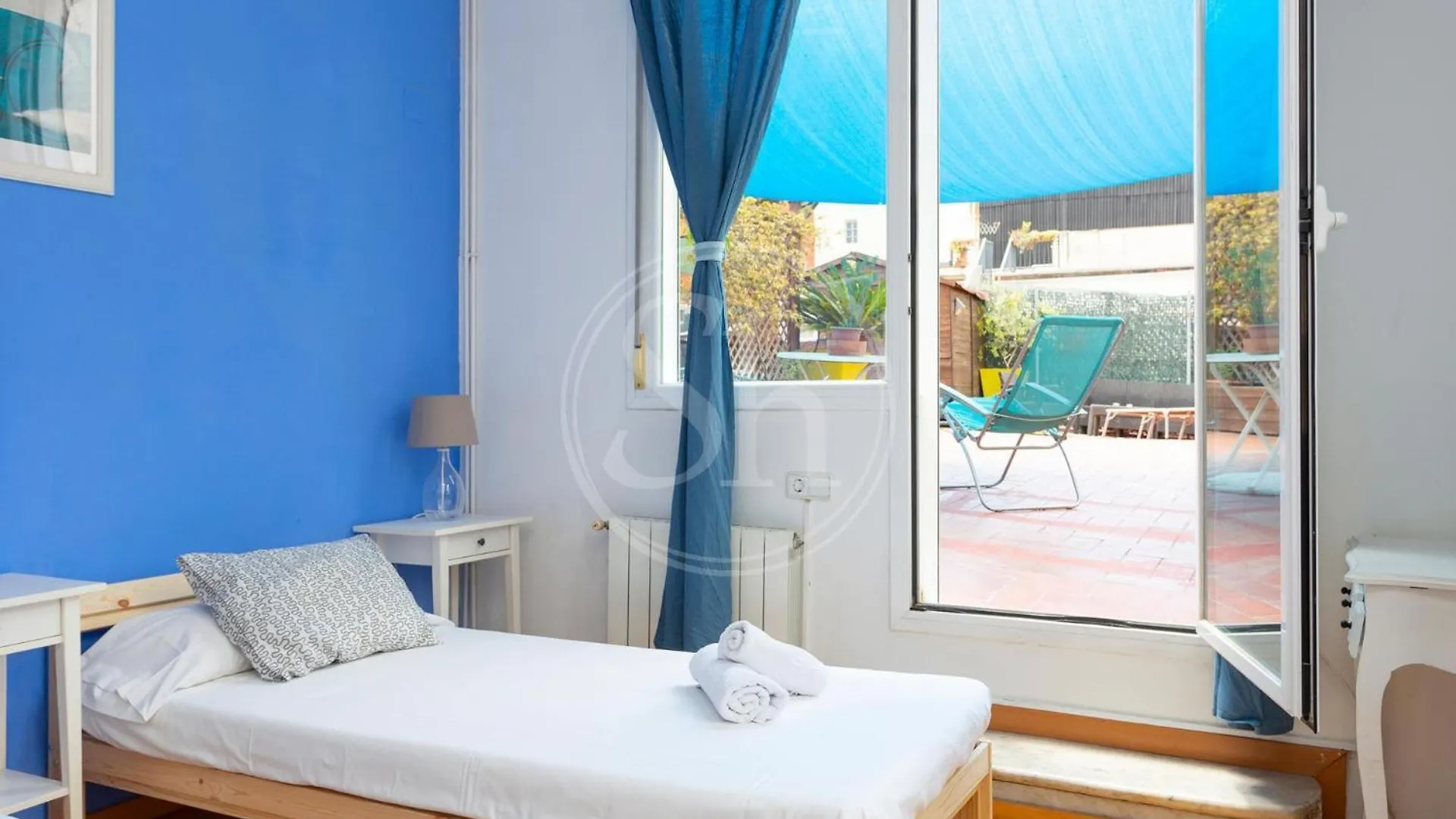 아파트 Apartamento Con Terraza En Poble Sec 바르셀로나